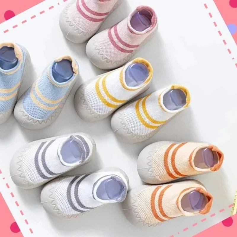 

New Summer Newborn Non-slip Toddler Shoes Children's Shoes Baby Floor Shoes Socks Indoor Shoes