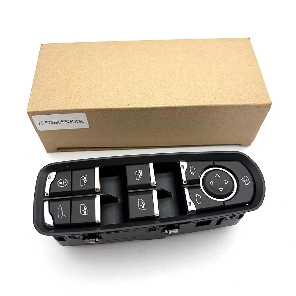 7PP959858MDML,7PP959858 AR,7PP959857 M, Master Power Window Control Switch Fit Porsche Driver Side Cayenne 2011-2016/Macan 2015-