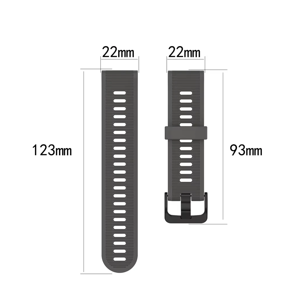 Pulseira de relógio inteligente para garmin forerunner 935 945 cinta 22mm pulseira de silicone macio para garmin fenix5 5plus fenix6 6pro pulseira