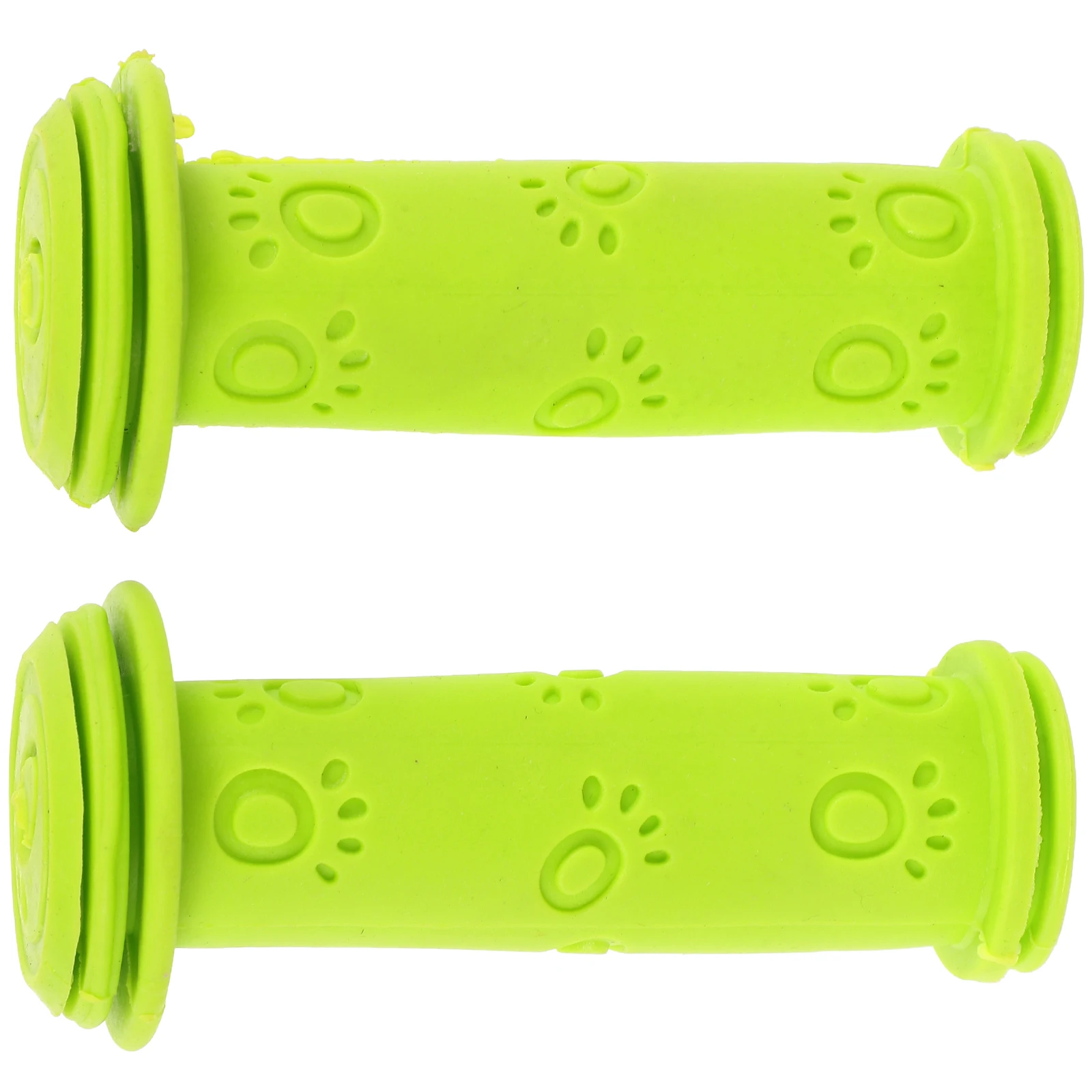 

1pcs Kids Bicycle Grips Thermoplastic Rubber Nonslip Comfortable Scooter Accessories Green Color Wear Resistant Longlasting Use