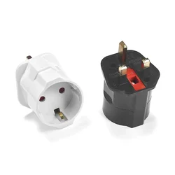 Adattatore per spina da ue a regno unito 250V tipo G spina fusa adattatore convertitore da europeo a britannico Singapore spina ue a presa elettrica del regno unito