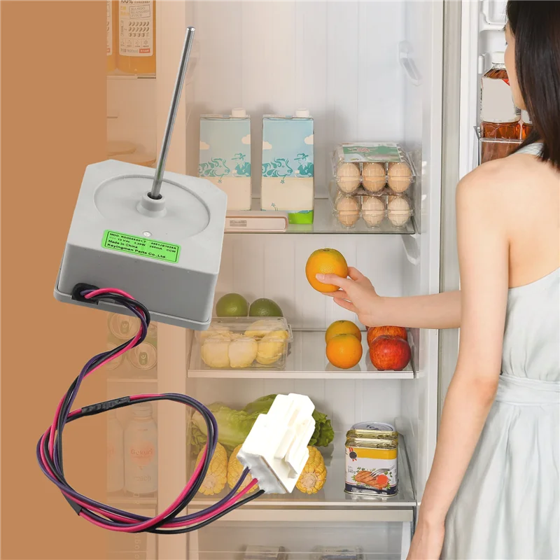 A24P لمحرك الثلاجة بباب مزدوج 4681Jb1029a 4681Jb1029b Dc13v 3.20 واط قطع غيار مروحة تبريد محرك مروحة التبريد