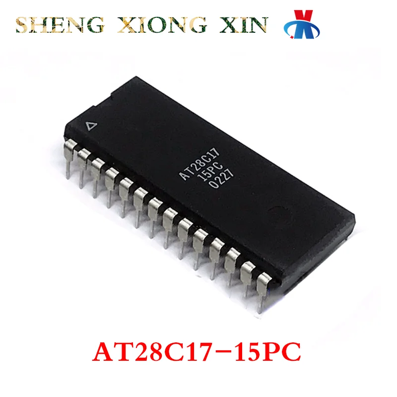 5pcs/Lot 100% New AT28C17-15PC DIP-28 Memory Chip AT28C17 Integrated Circuit