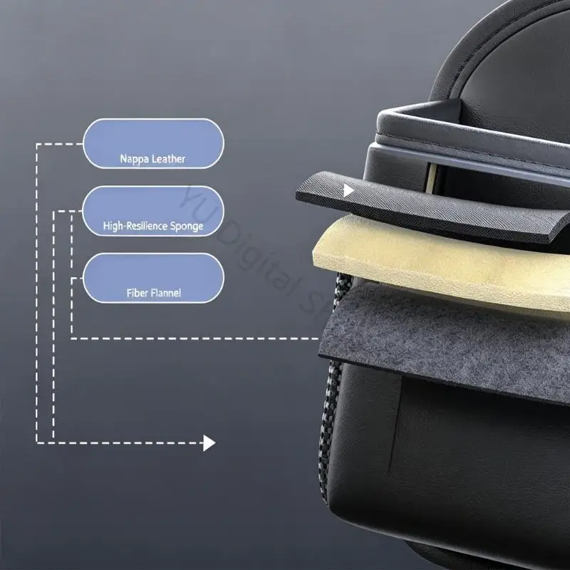 96BA PU Leder Auto Vents Telefon Halter Lagerung Tasche Für Smartphones Zubehör – Detail 7