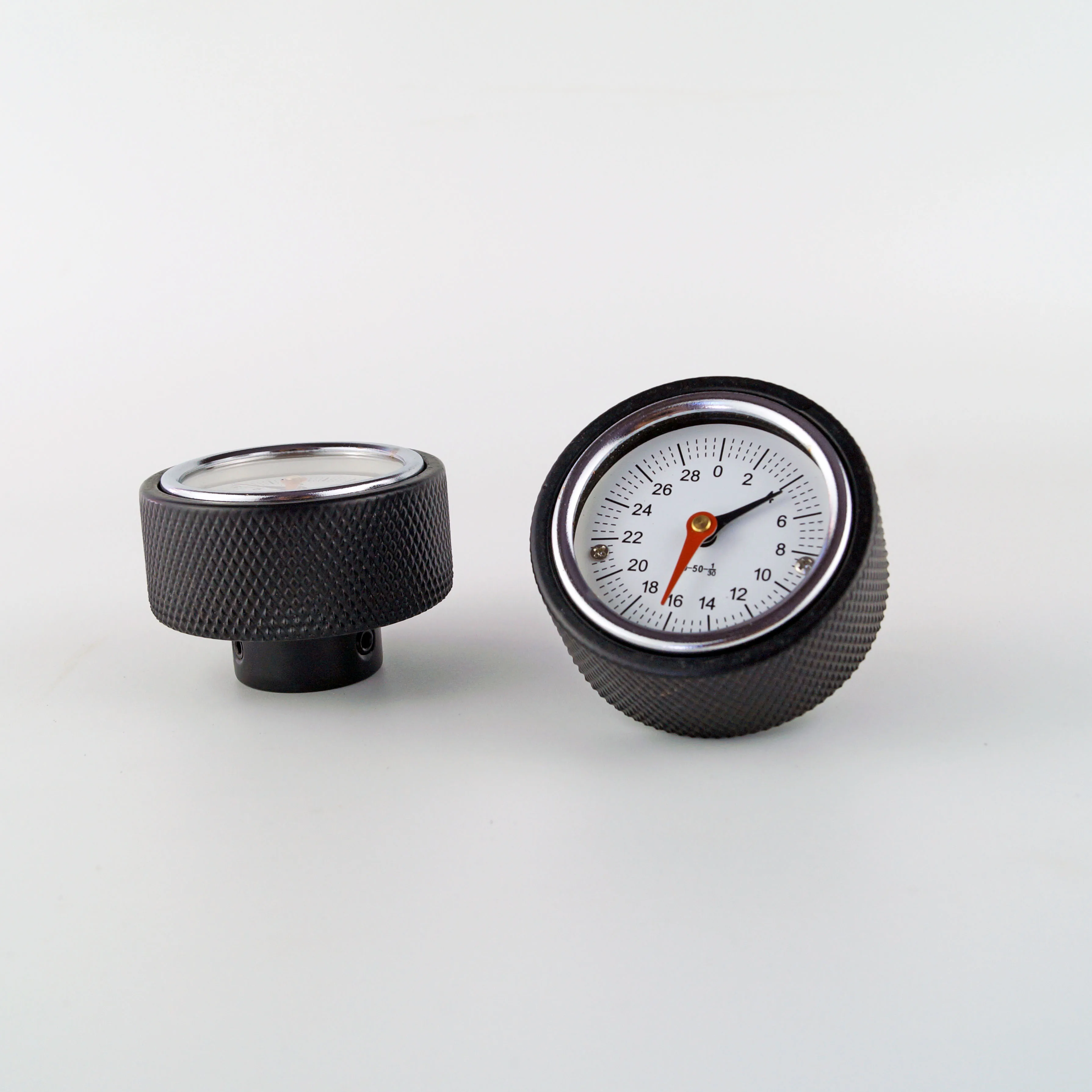 Mechanical aluminium gravity handwheel knob with counter Mechanical analog position indicators and handwheels