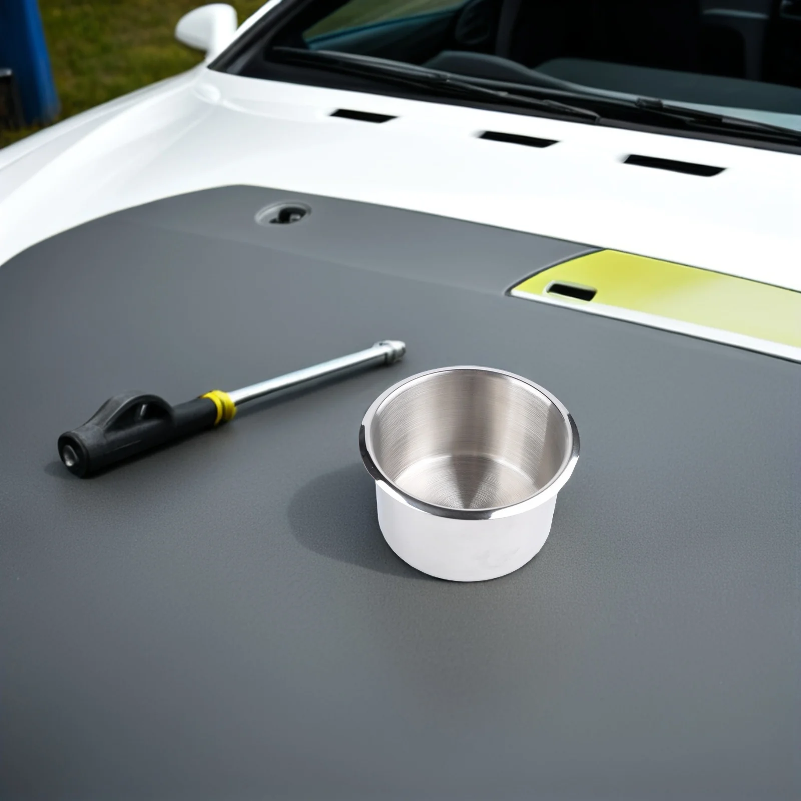 

Stainless Steel Holder Durable Car Motor Homes Cup Shelf Auto Cup Rack Boat Sofa Stable Easy Clean Practical Simple Perfect