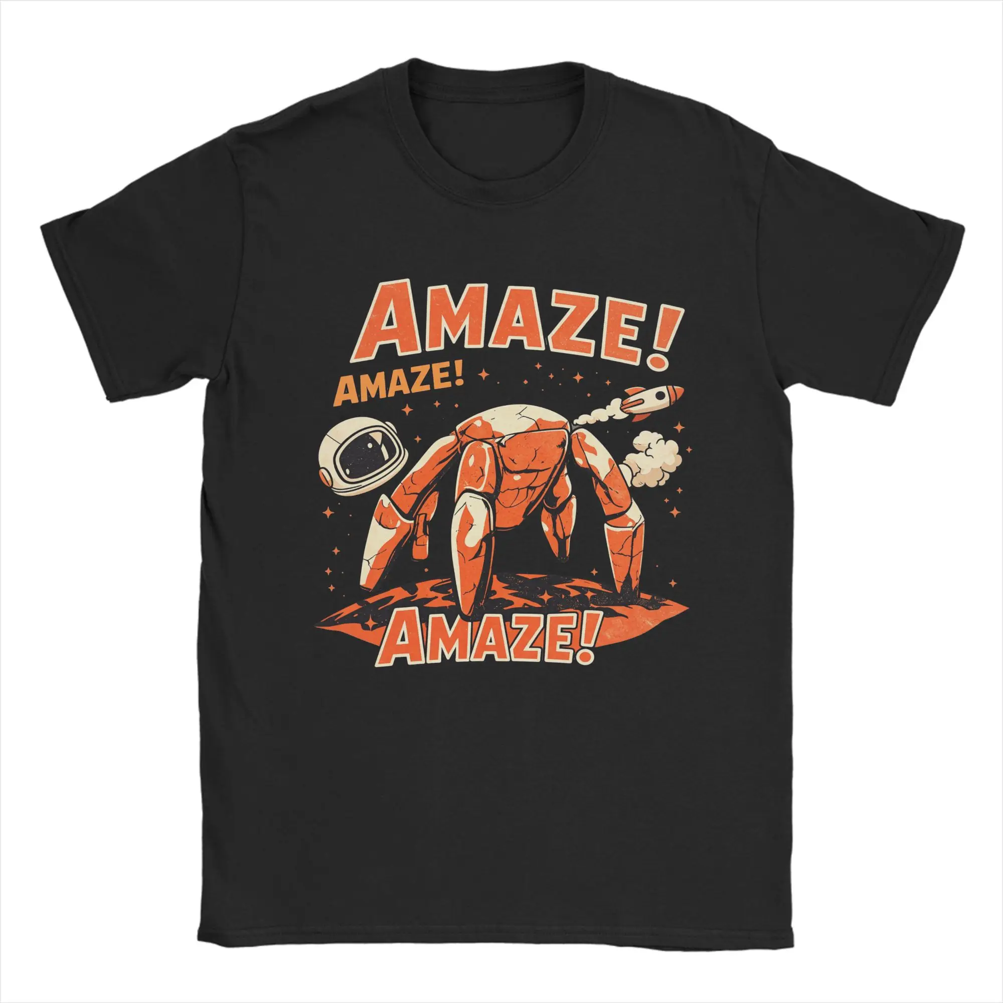 Project Hail Mary The Alien Amazing Men's T Shirt  Vintage Tee Shirt Short Sleeve O Neck T-Shirt 100% Cotton Plus Size Clothing