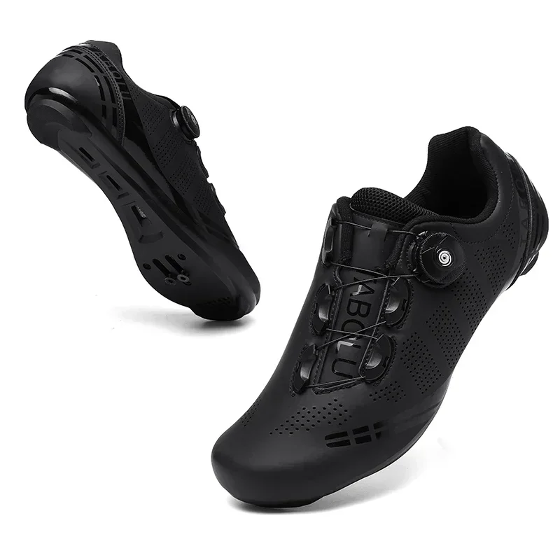 Zapatillas de ciclismo para hombre, botas deportivas para bicicleta de carretera, zapatillas planas de velocidad para carreras, calzado para bicicleta de montaña, calzado para ciclismo con Pedal Spd