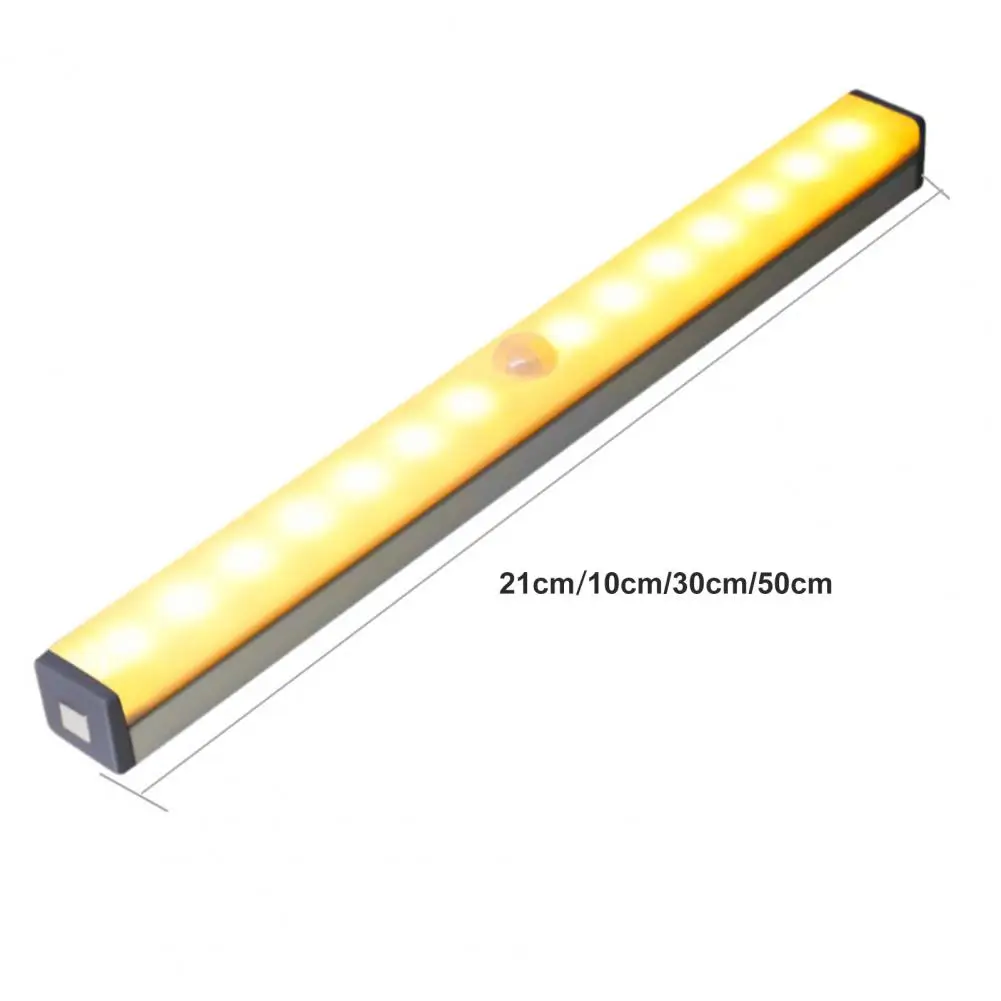 Self-adhesive Magnetic Motion Sensor Light Automatic On/Off Rechargeable Wireless LED Induction Lamp Staircase Aisle Light