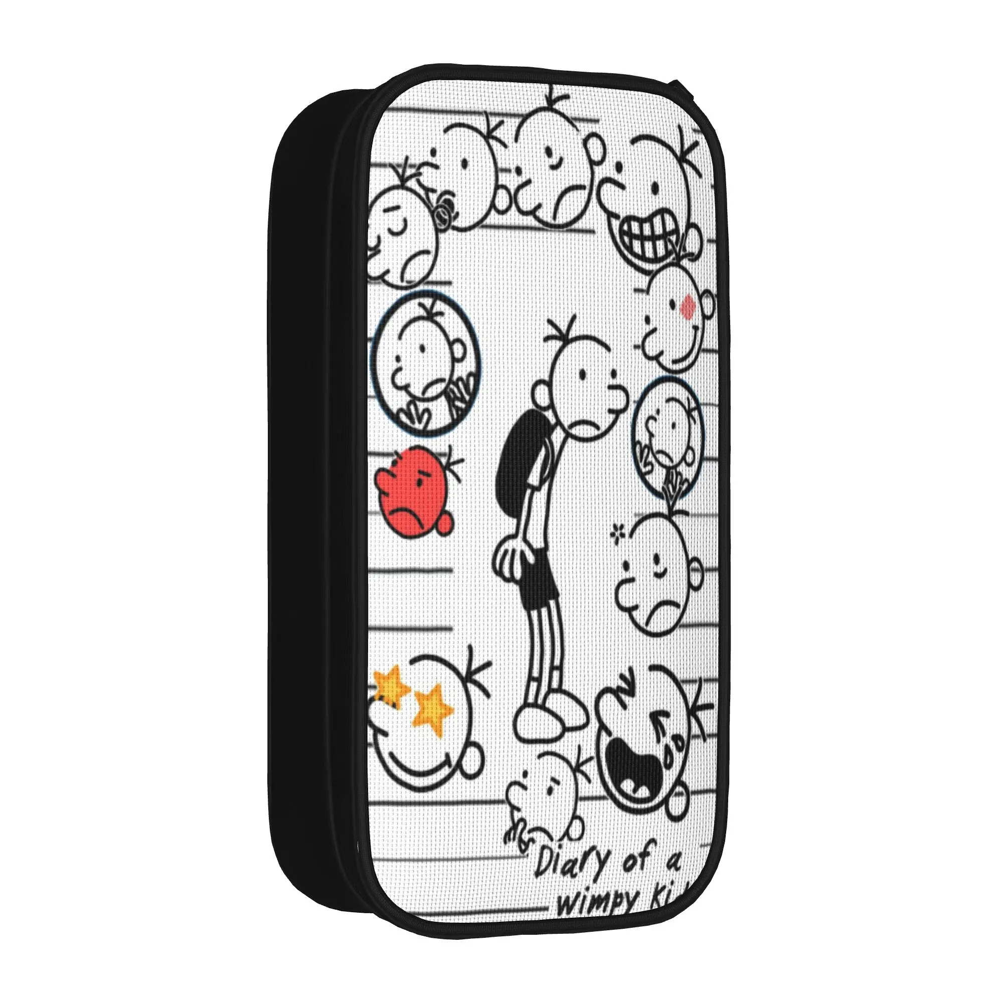 Diary Of A Wimpy Pencil Cases Creative   Pen Box Bags Girls Boys Large Storage School Supplies Cosmetic Pencil Box