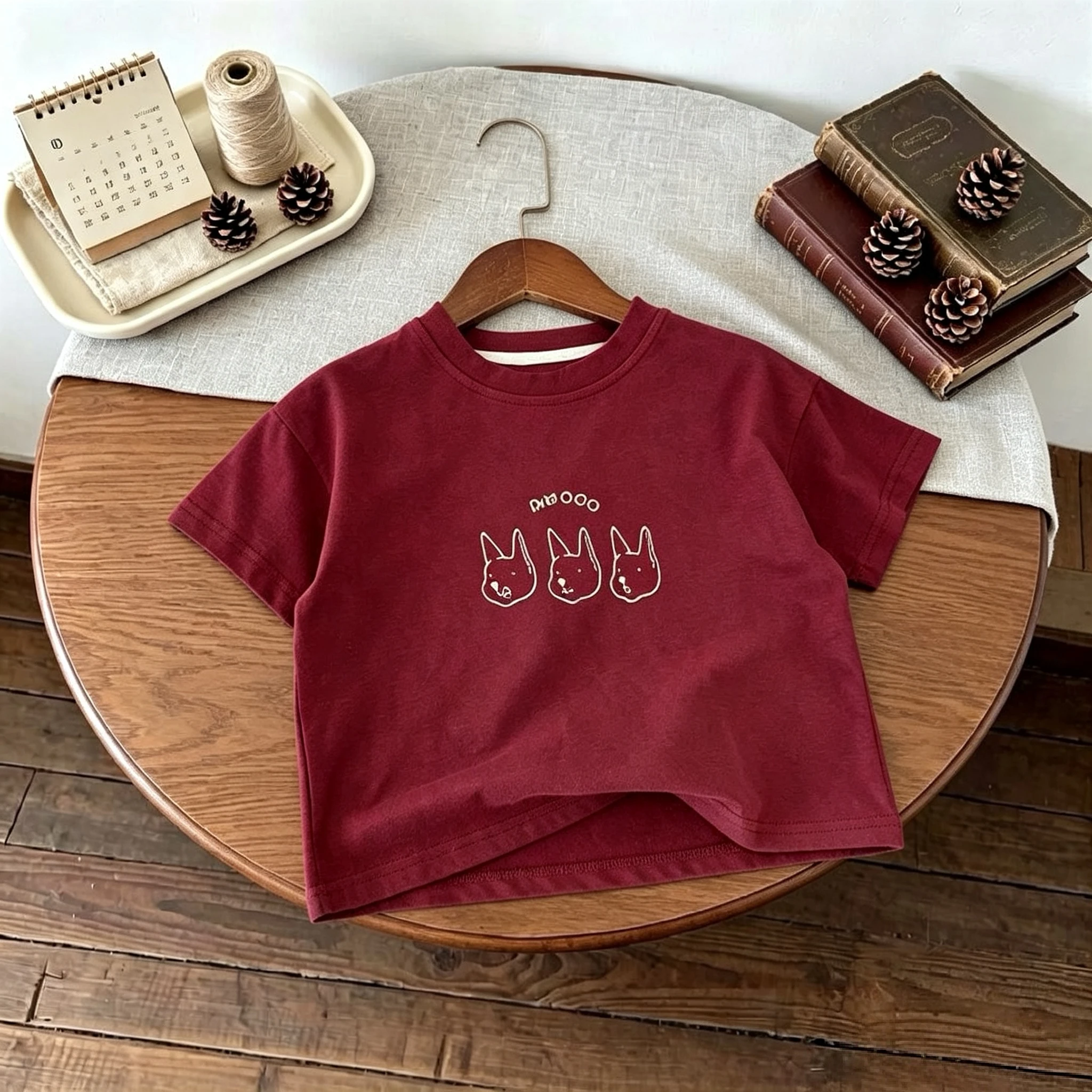 1-7 Year Old Kids Clothing Summer T-shirt Simple Fashion Casual Short Sleeve Tees Tops Children's Wear Round Collar T Shirts