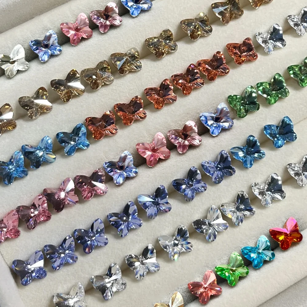 Value Pack Mix Colors K9 Glass Crystals Pointback Fancy Nail Art Stones for Clothes Bags DIY Jewelry Decoration Garments Strass