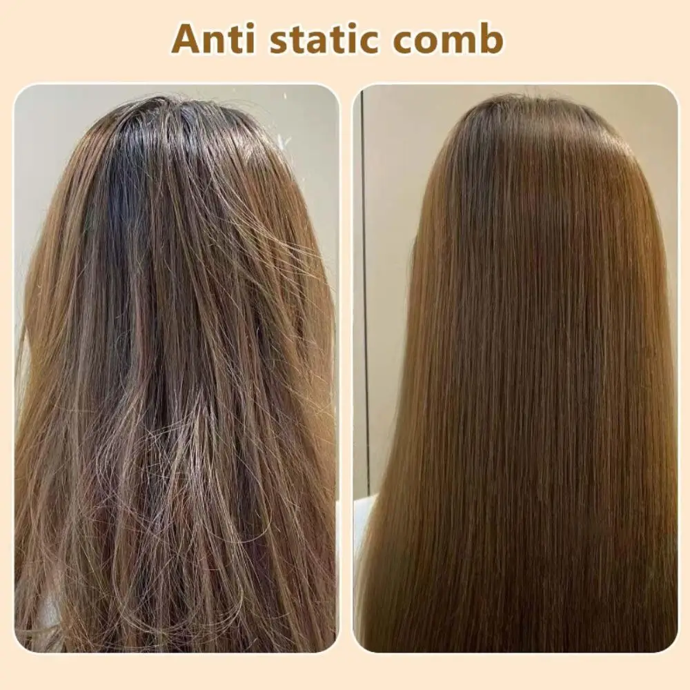 New Anti-Static Coffee Grounds Comb Oil-removing Tangle-free Fluffy Comb Hair Comb Create Smooth and Beautiful Hair