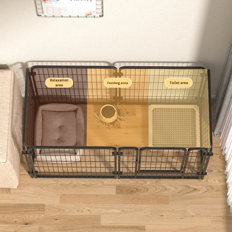 cloture-pour-chien-de-petite-et-moyenne-taille-anti-fuite-cage-pour-animaux-de-compagnie-toilettes-d'entrainement-cloture-en-plastique-solide-pour-maison-de-chien-vente-en-gros