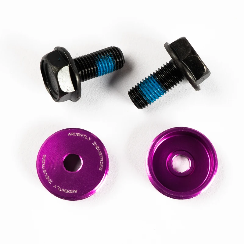 ARDENTLY Bicycle Connecting Rod  Cover Aluminum Alloy Crank Dustproof Cap Fixed Gear Track Bike Dust Plug Hollow Chainwheel Cap