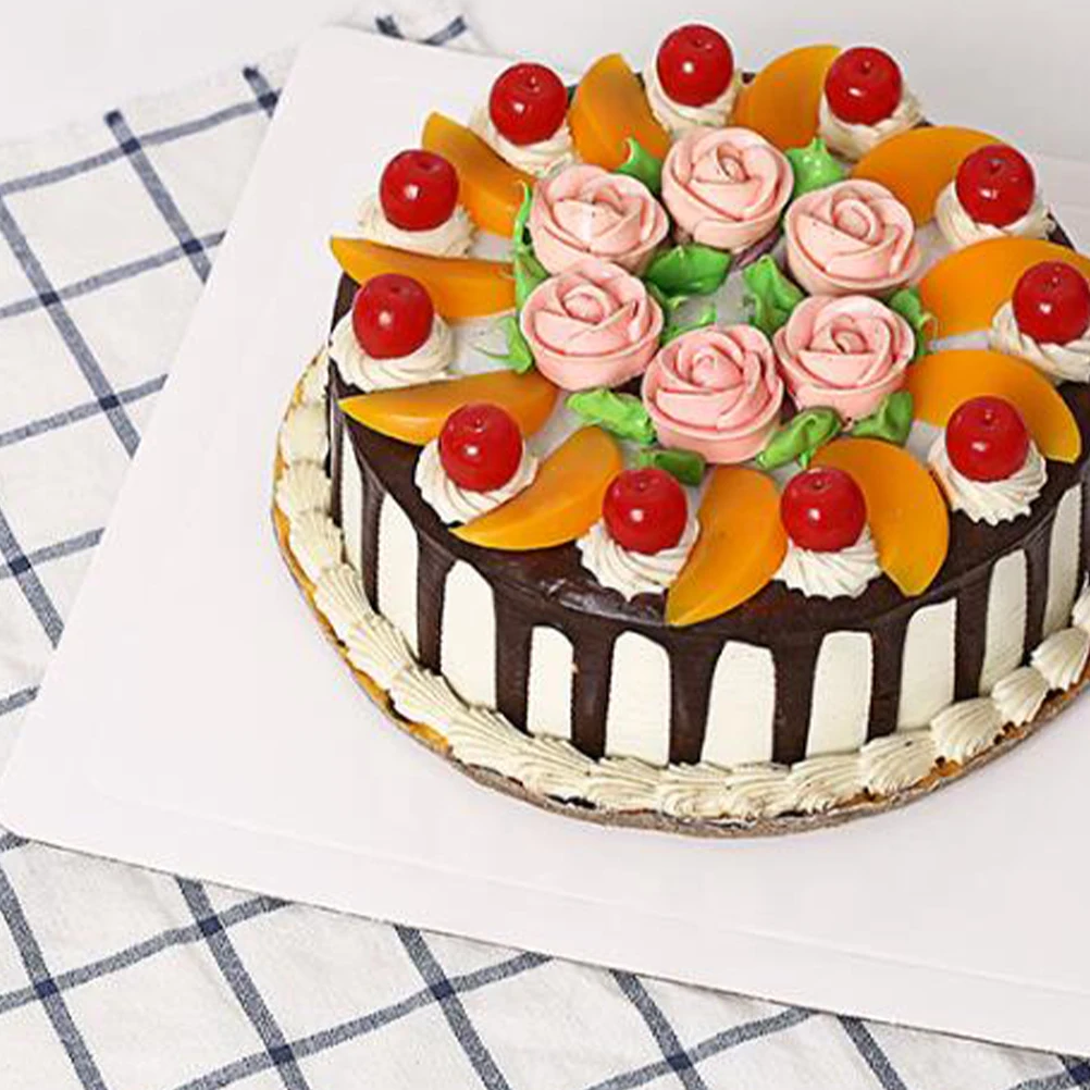 

10Pcs Cake Box Pads 8 Inches -Friendly for Weddings Birthdays Baby Showers Afternoon Tea Cake Box Pads