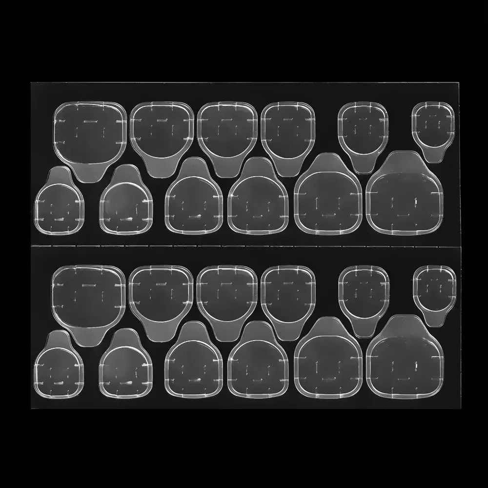 Nowe Przezroczyste Taśmy Samoprzylepne DIY Dwustronne Naklejki Narzędzie do Przedłużania Tipsów do Paznokci
