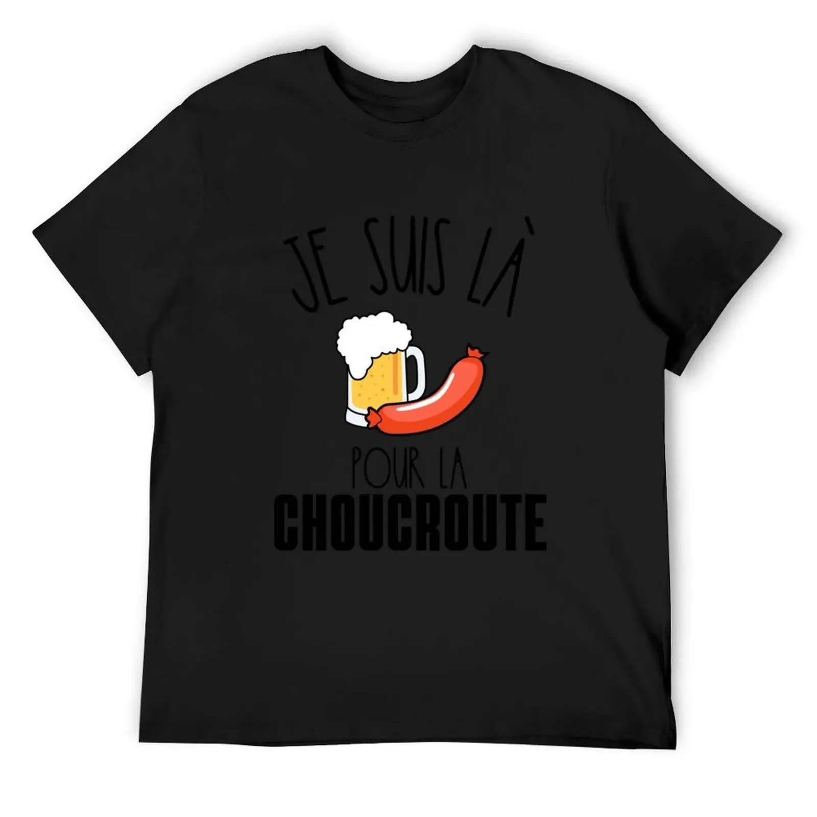 Humorous Gift Man Gourmand Sauerkraut Alsace T-Shirt summer tops sublime vintage graphic tee mens workout shirts