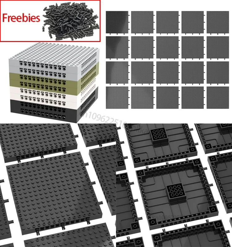 Wholesale 65803 Pixel Art Building Block Bottom Plate 16X16 Brick Baseplate Part Compatible 98138 Pixel Small Particles Toy Gift