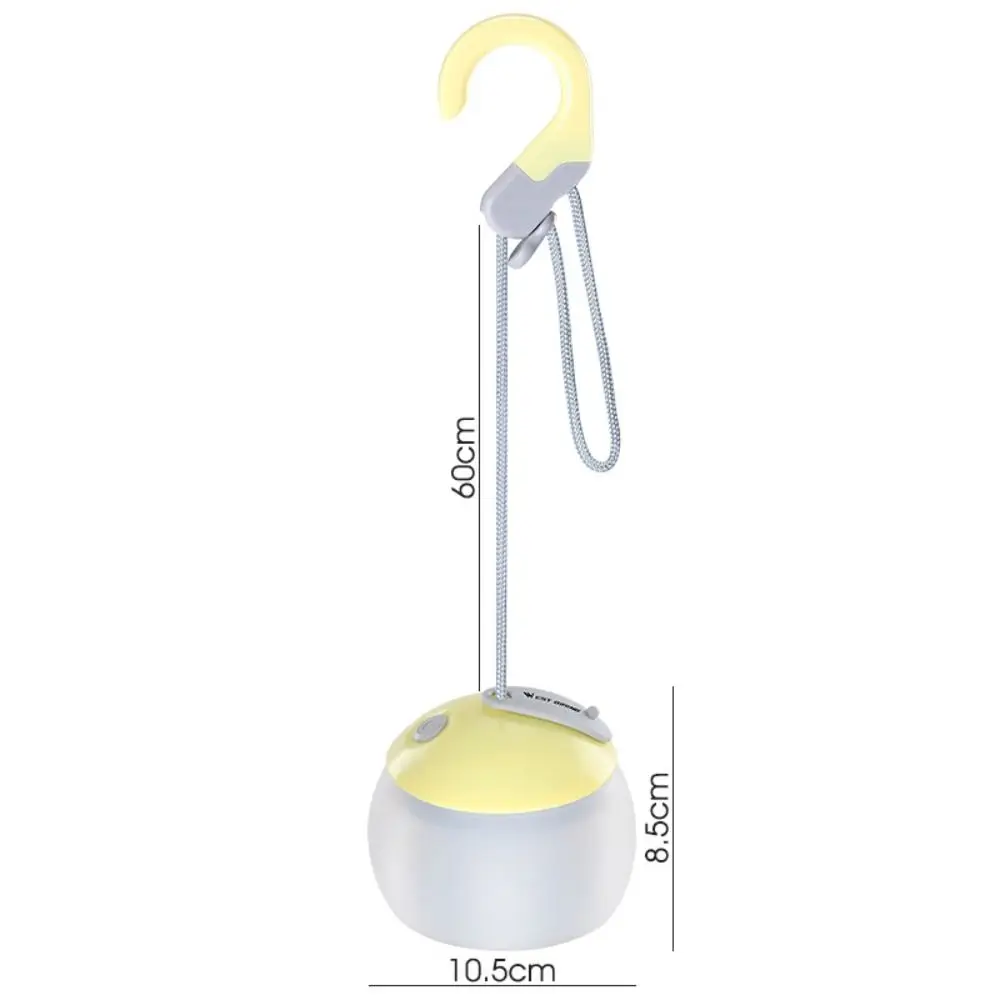 Rechargeable Camping Tent Hanging Light with Hook Emergency Camping Lanterns ABS Waterproof LED Atmosphere Light Outdoors