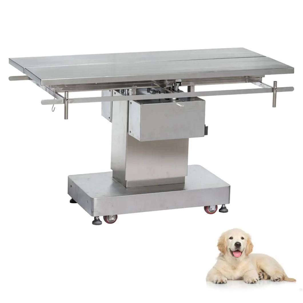 

High Quality Veterinary Stainless Steel Electric Pet Hydraulic Operating Table for Animal Hospital