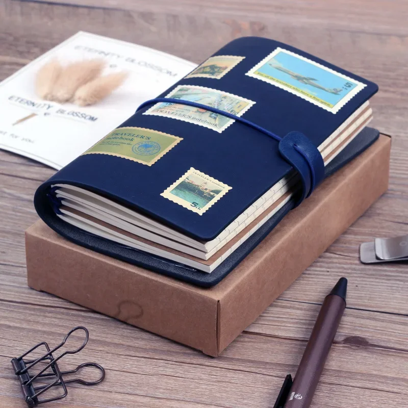 

Creative Notebook Travel Ledger A6 Loose-leaf Simple Diary Retro Portable Ledger