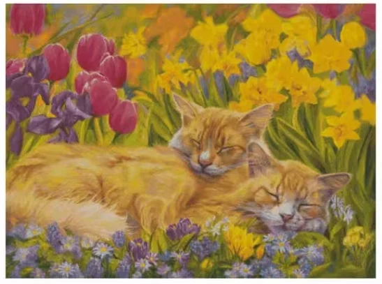 Iris Flower Cat Sew… - image