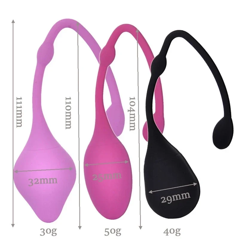 آمنة كرة سيليكون كيجل التمارين الحوض الطابق جهاز تدريب العضلات فينوس كرات Perinee تشديد الجنس لعب للنساء الجيشا المهبلية
