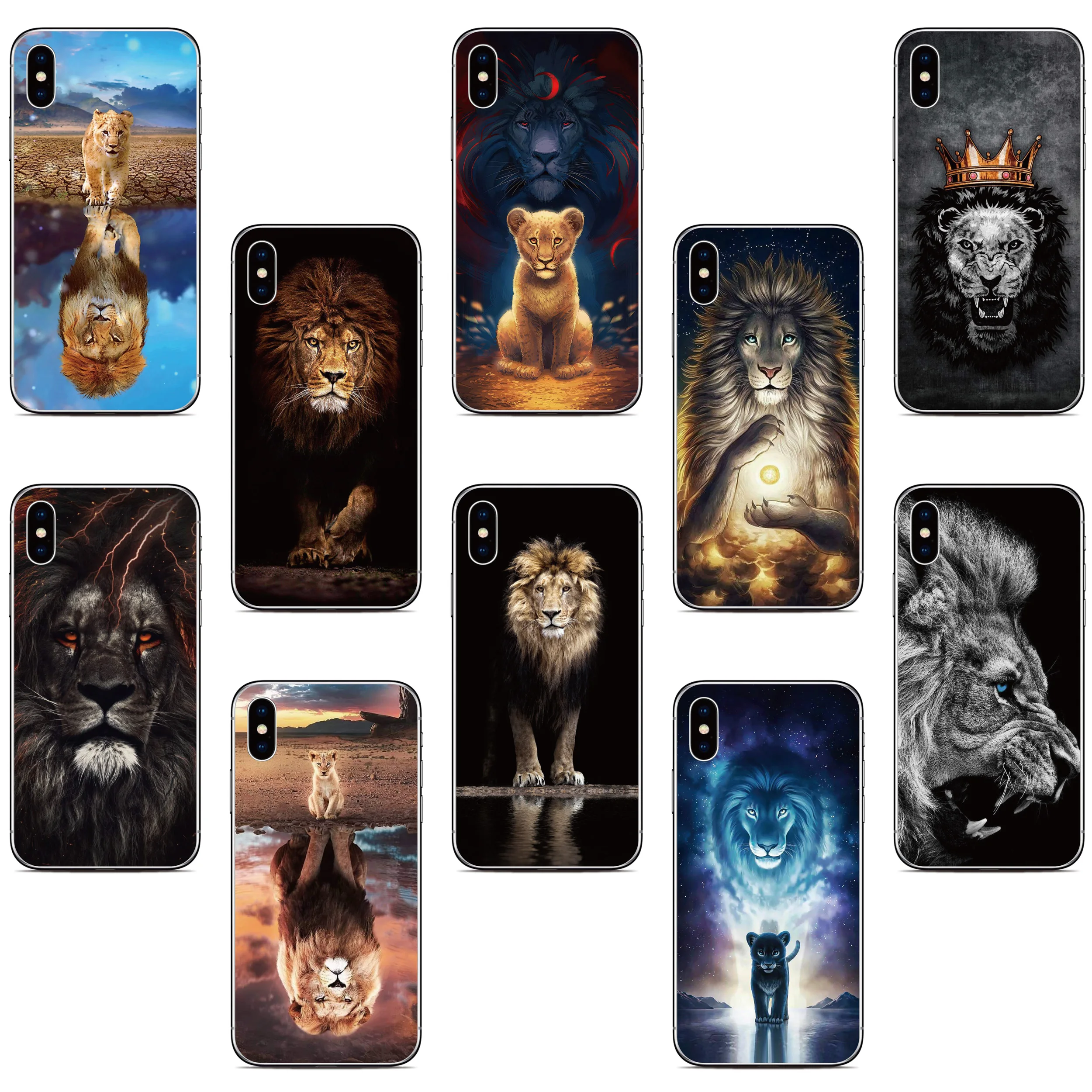 Big Lion Dog Phone Case For TCL 40 XL 30 SE 10 Lite 10L Plus 20 Pro R 20B 30E 403 306 305 405 406 408 303 ION X A3 20S Cover