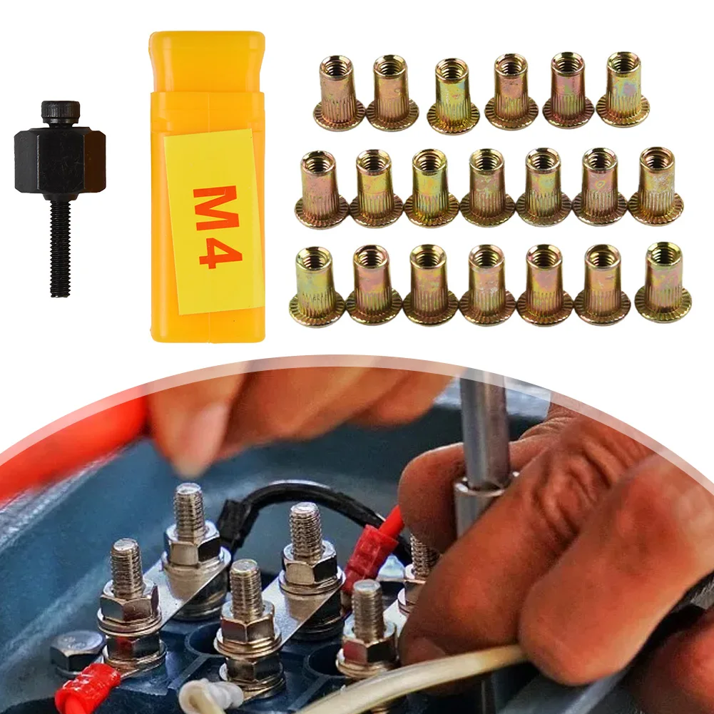 Alumínio Nut Set com cabeça de mão, Nut Rivet, Industrial Light Business, M6, M8, M10