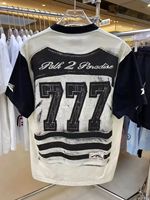 HS 777 Path 2 Paradise Tee Portrait Patchwork Short-sleeved T-shirts for Men and Women 3D