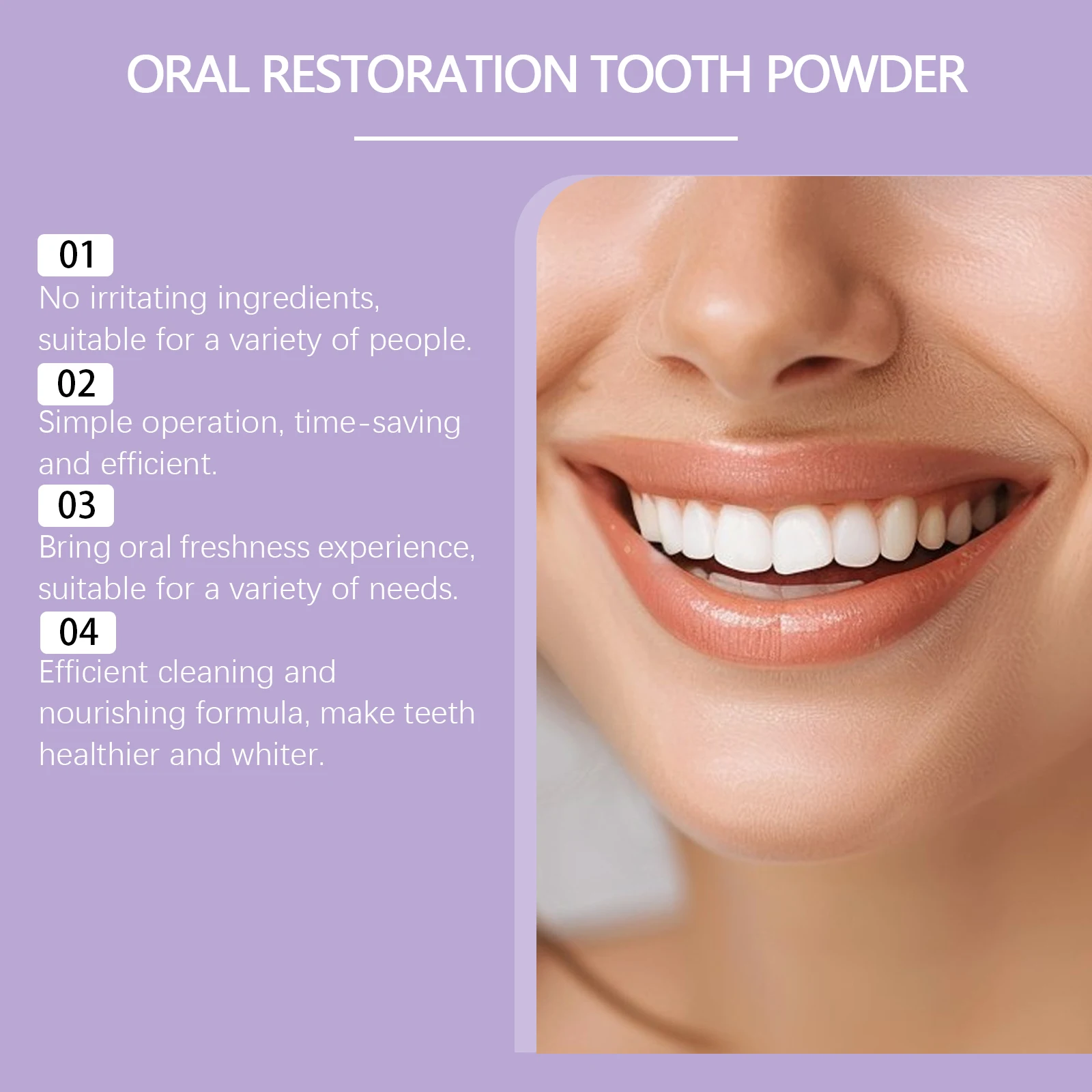 ORALHOE Tooth Restoration Powd - Teeth Whitening Or Bleaching recension och pris