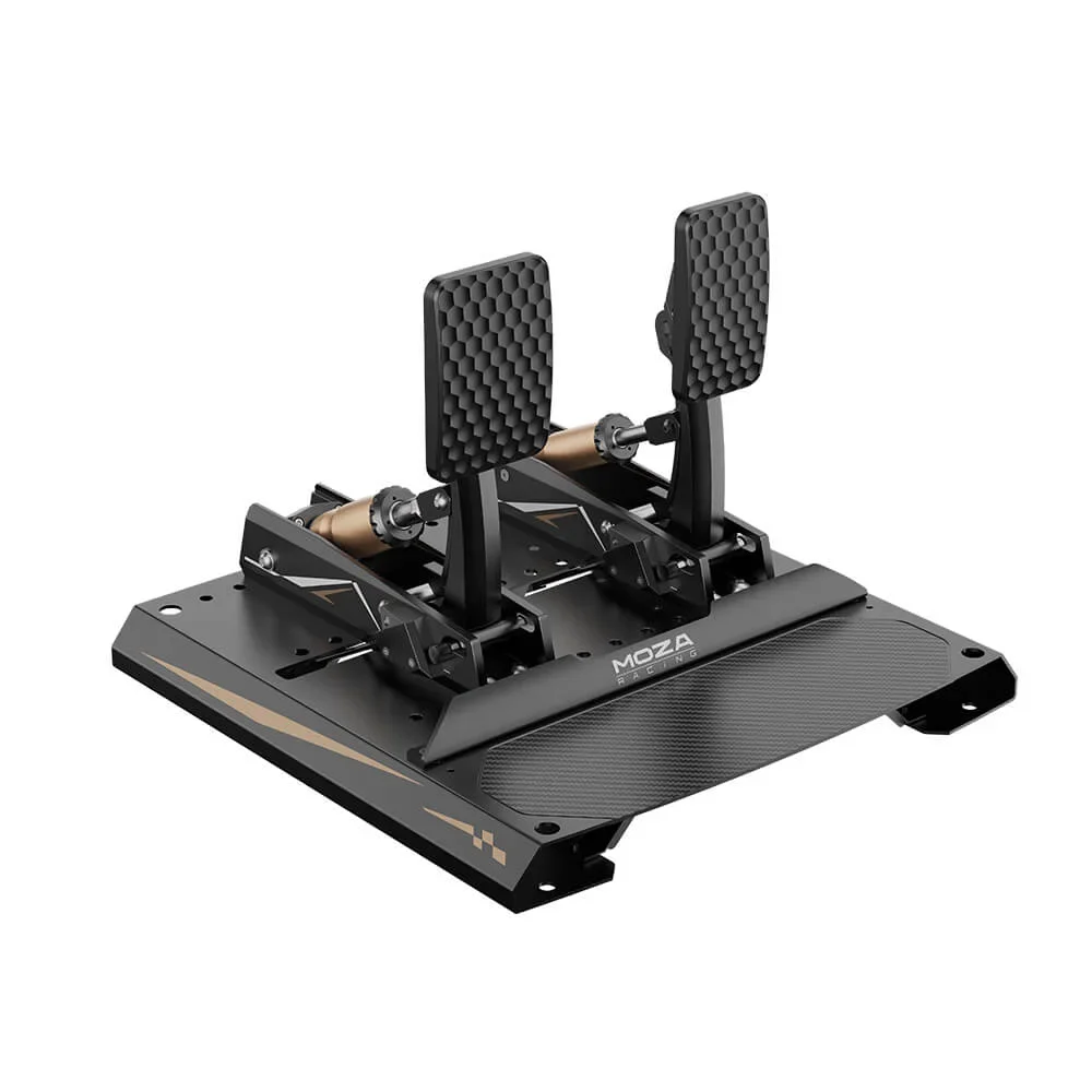 

Педали с тензодатчиками MOZA Racing CRP2, минималистичный дизайн, алюминиевая конструкция авиакомпактного класса с ЧПУ, пяточная пластина из углеродного волокна 2.
