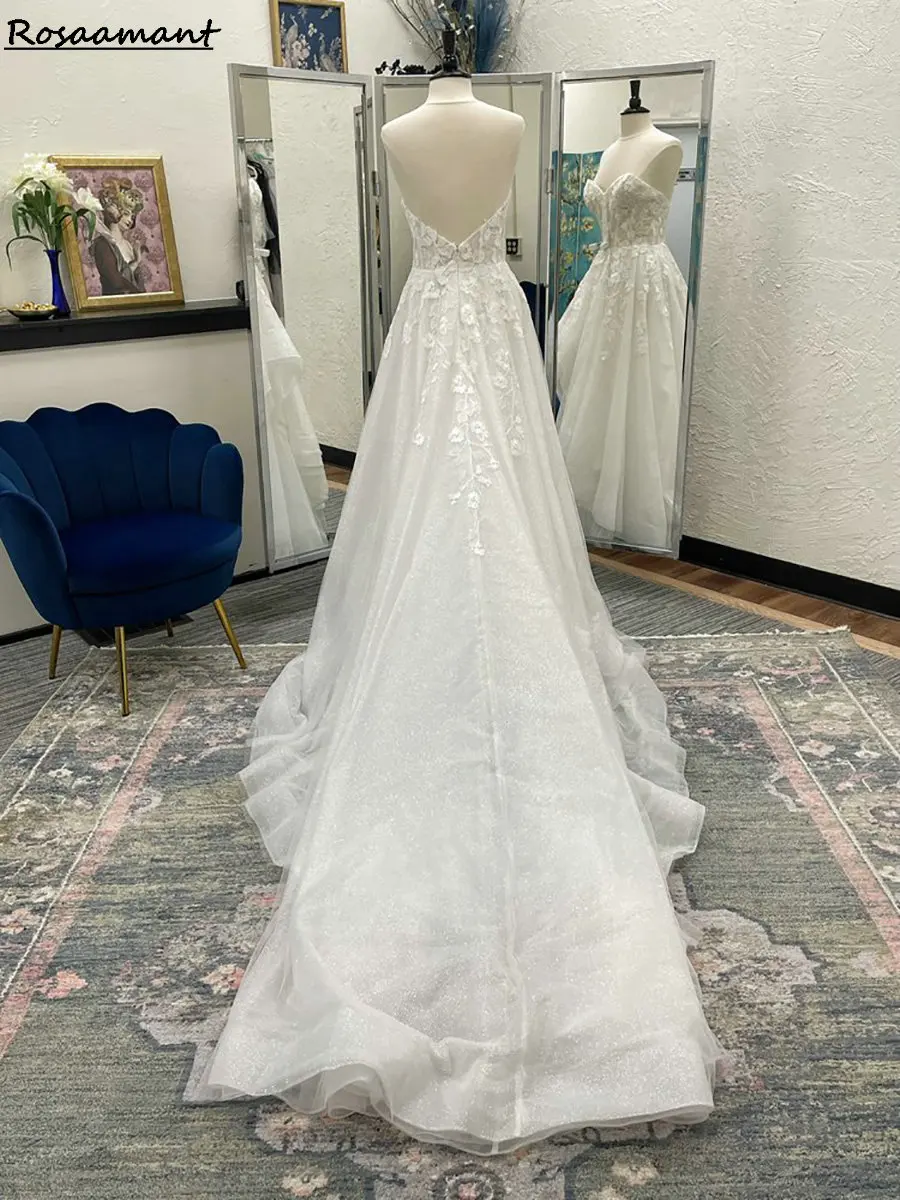 Новейшие свадебные платья трапециевидной формы без рукавов с оборками в форме сердца, кружевные свадебные платья в стиле кантри с иллюзией и аппликацией