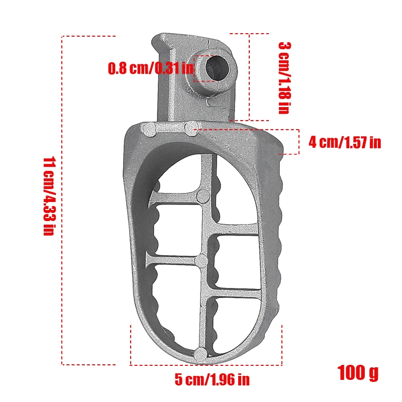 Thumbnail 2 - #8 Budget Motorcycle Foot Pegs for Smart Shoppers