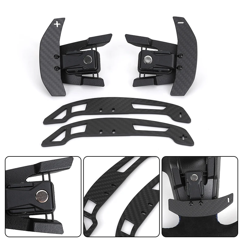 Carbon Fiber Steering Wheel Magnetic Shifter Paddle for Audi R8 RS A3 A4 A5 A6 A8 B7 B8 B9 C6 C7 C8 S3 S4 RS3 RS5 RS6 RS7 Q3 Q5