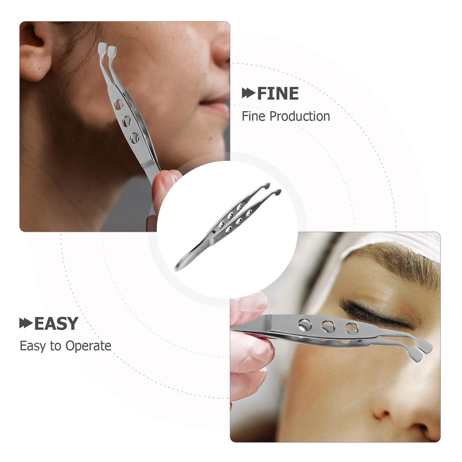 ضاغط الجفن المعدني ملقط غدة Meibomian الدقيق لتعبير الغدة الفعال أدوات التجميل للنساء جهاز العناية بالوجه #1