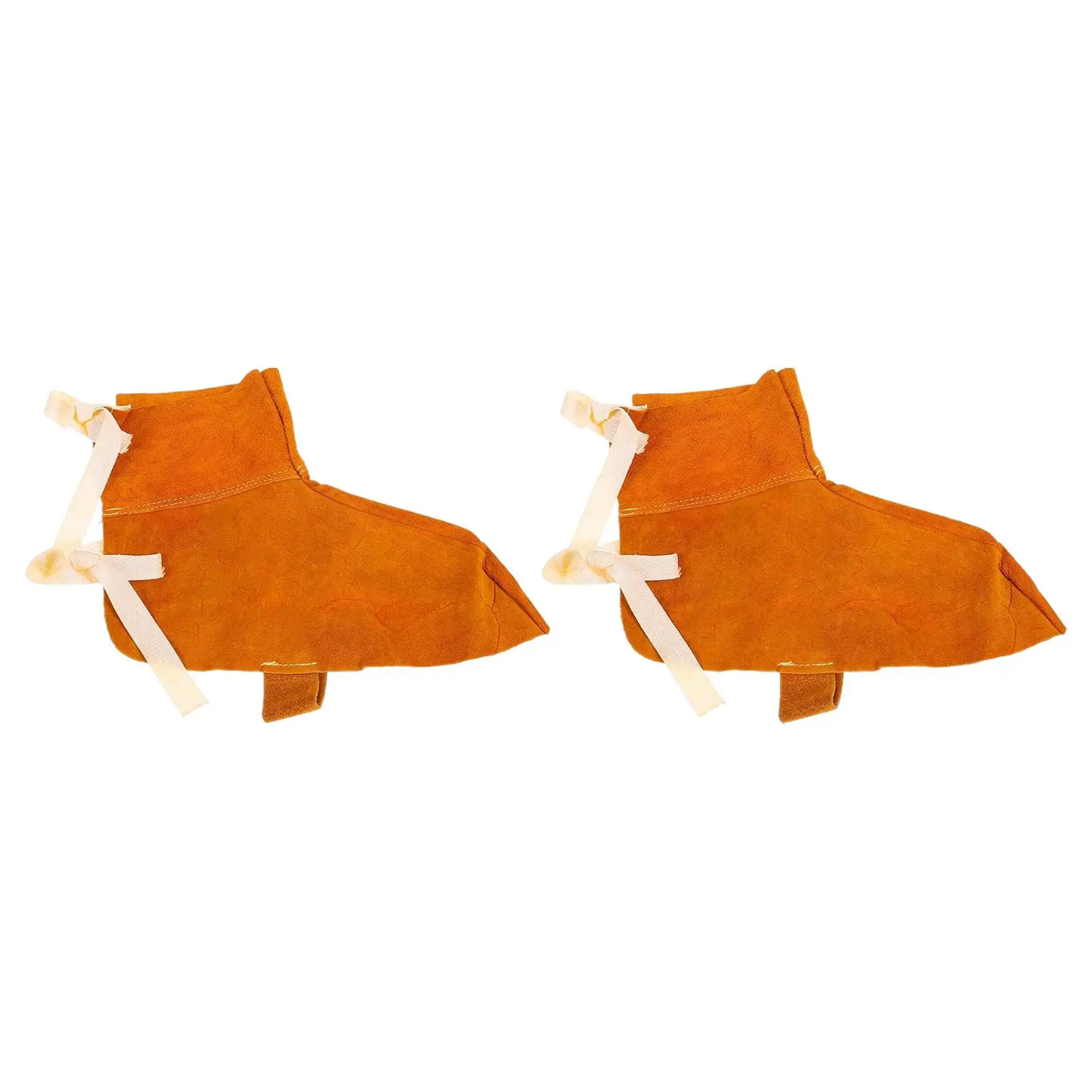 Welding Shoes Covers Welding Spats Heat and Abrasion Resistant PU Leather Fireproof Tool Gifts Shoe Protector Anti Splashing