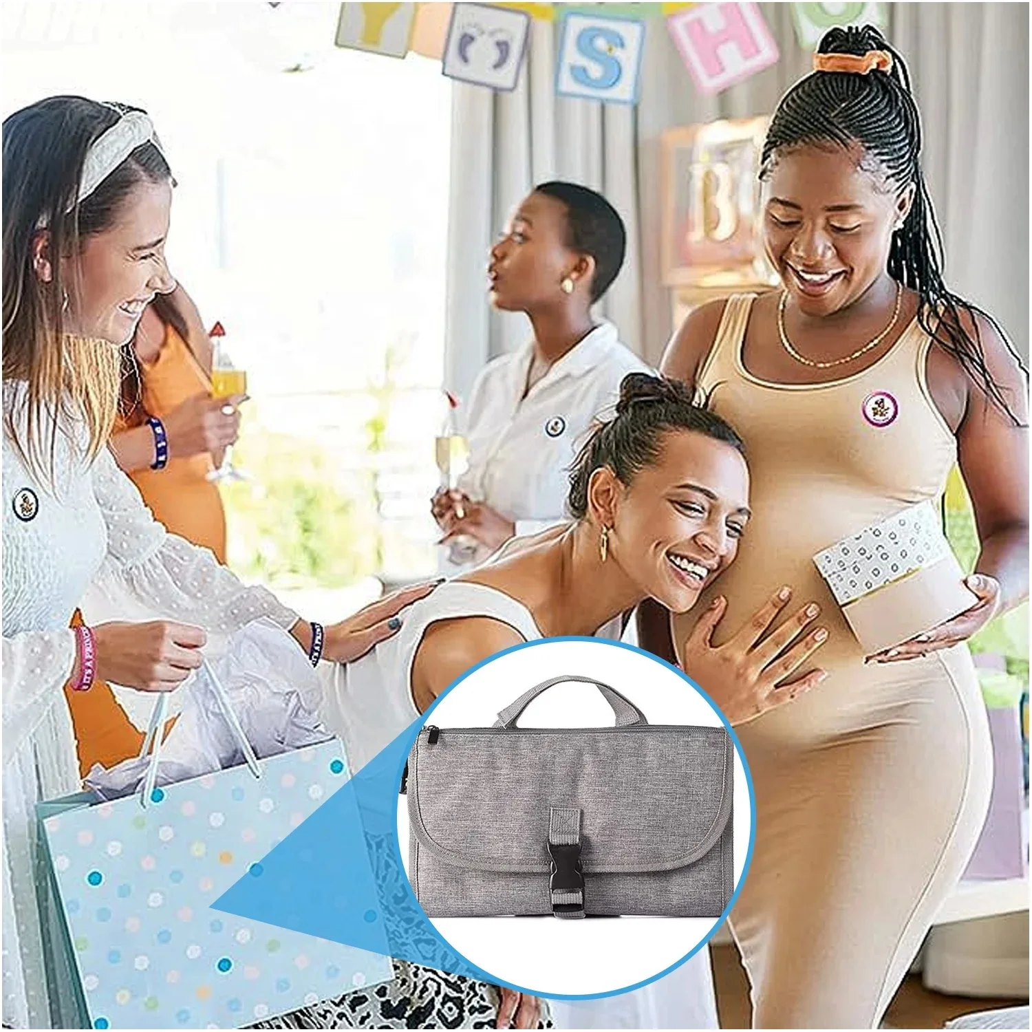 Nouveau Couche-culotte pour bébé Portable matelas à langer pour sortir étendu pliable respirant nouveau-né étanche étanche