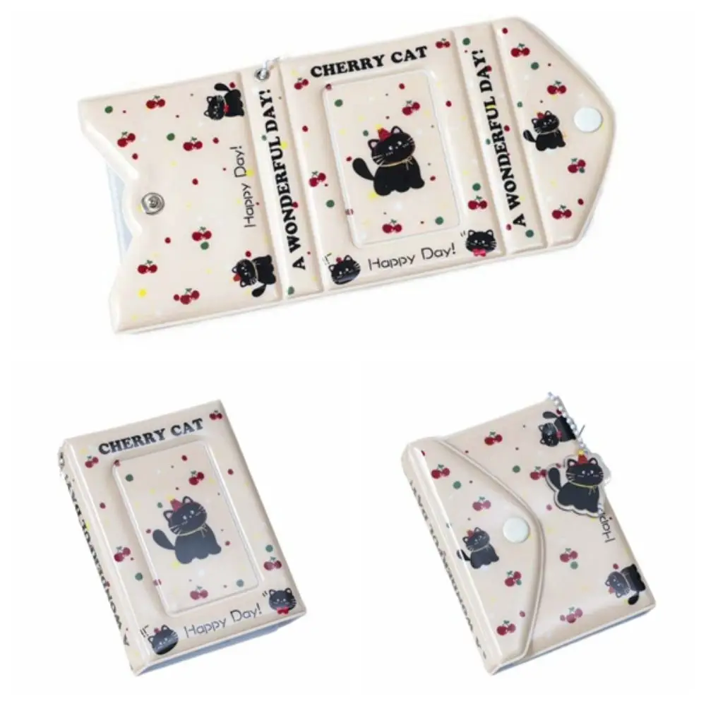 

DIY 36Card Slots Envelope Photo Album Cartoon Animals Cute Picture Storage Holder 3 Inch Ins Business Card Book Idol Card