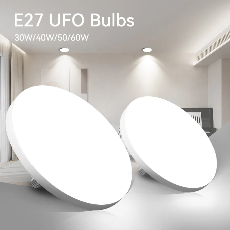 Luz de lâmpada LED super brilhante, luz do dia para casa, cozinha, garagem, candeeiro, decoração de iluminação, substituir lâmpada, 30W, 180-265V,