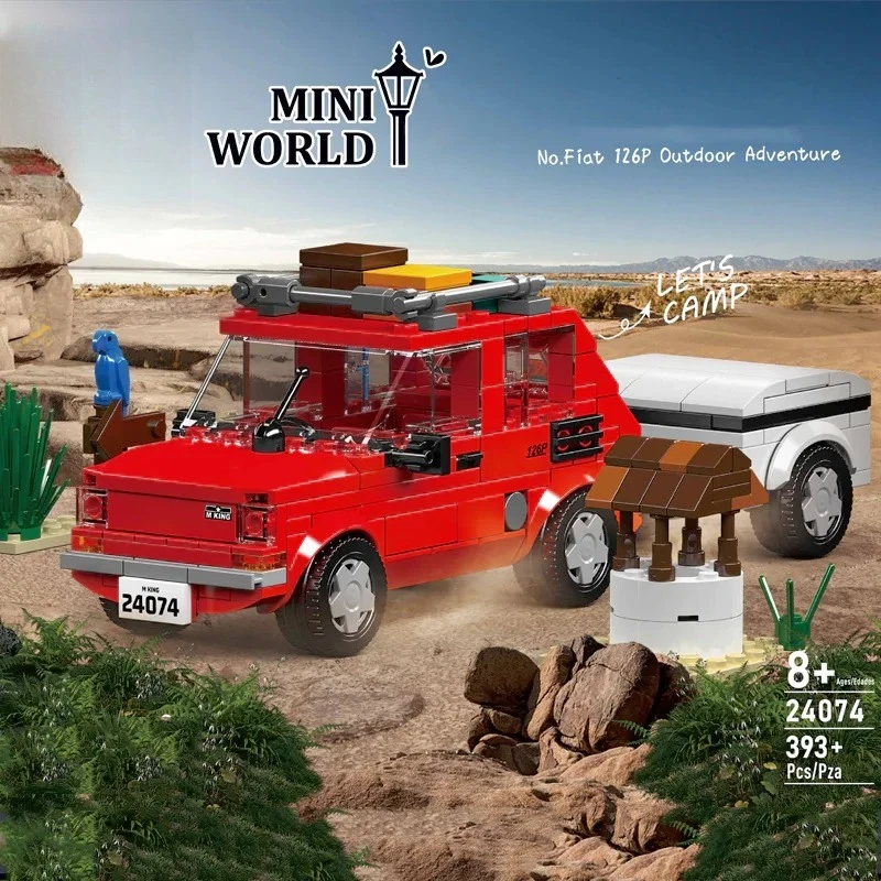 MOC 126P على الطرق الوعرة مغامرة مركبة اللبنات 393 قطعة في الهواء الطلق مغامرة سيارات نموذج 24074 الجمعية الطوب الصغير لتقوم بها بنفسك اللعب هدية