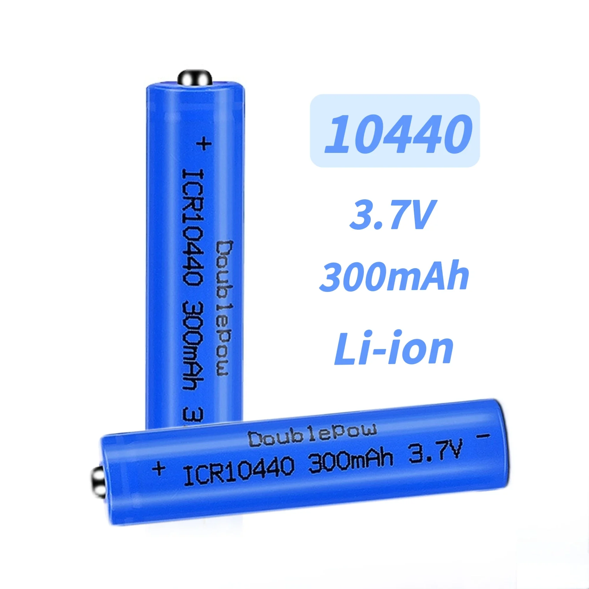 10440 3.7V 300mAh AAA Rechargeable Lithium Battery for Microphone Flashlight  Power Bank Electric toothbrush Shaver Toy Mouse