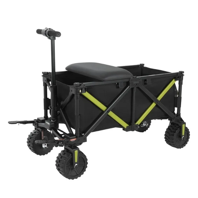 Electric beach, folding garden cart, folding hand push travel hand push, camping bike