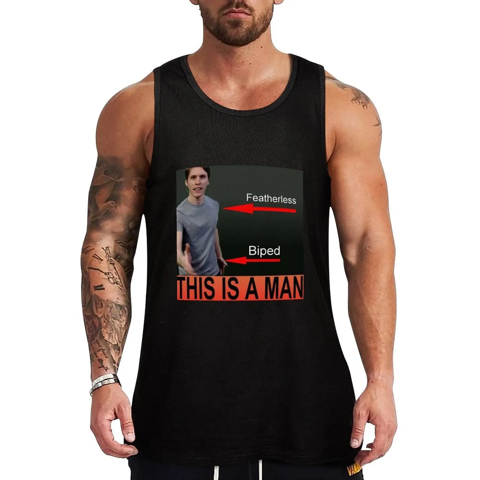

Jerma985 is a man Tank Top Male clothes men gym clothing gym clothes men