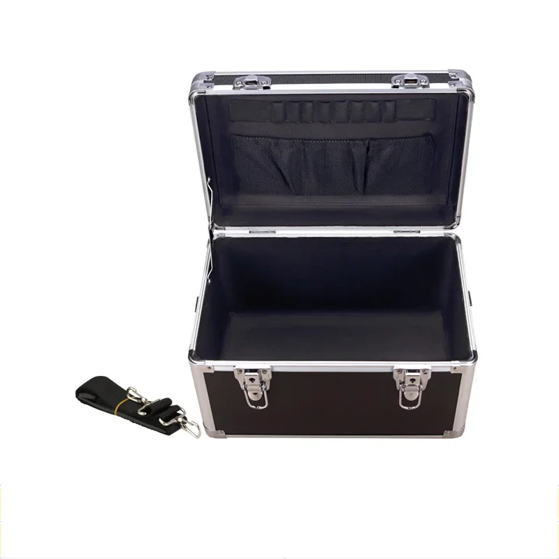 

Aluminum Portfolio Potable Tool Box Electrician Garage Tool Without Tool Maletin Herramienta Shockproof Briefcase Accessories