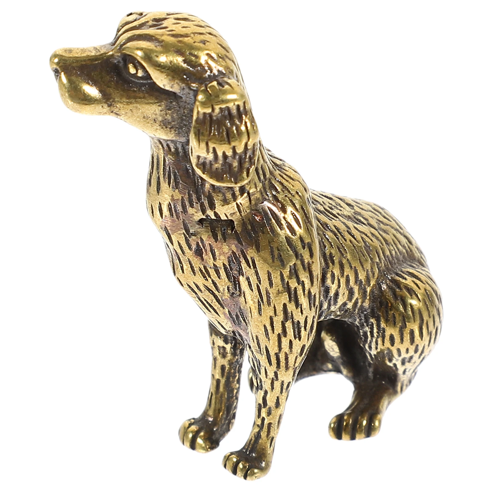 

Bronze Sculpture Puppy Ornaments Dog Figurine Figurines Home Decor Statue Themed Decoration