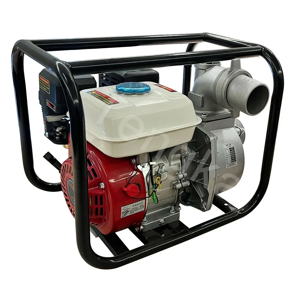 2 inch water pump 6.5hp gasoline engine agricultural suction pump