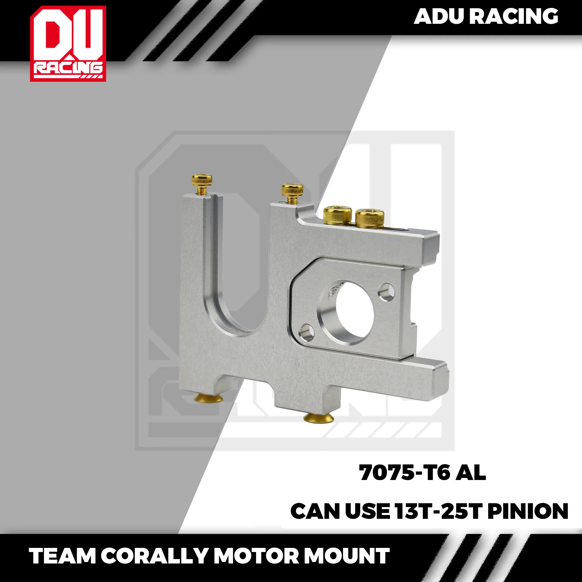 ADU RACING 7075-T6 SLIDING MOTOR MOUNT WITH 42mm 49mm motor FOR TEAM CORALLY  C-00180-605