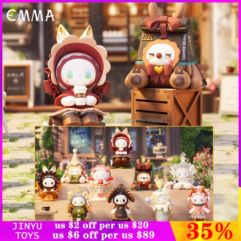 

EMMA Secret Forest Coffee Shop Series Blind Box Toy Cute Anime Action Figure Designer Doll Girl Surprise Birthday Gift Guess Bag